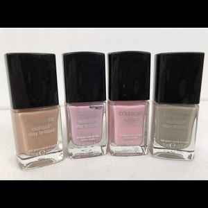 4 Covergirl Outlast stay Brilliant Nail polishes